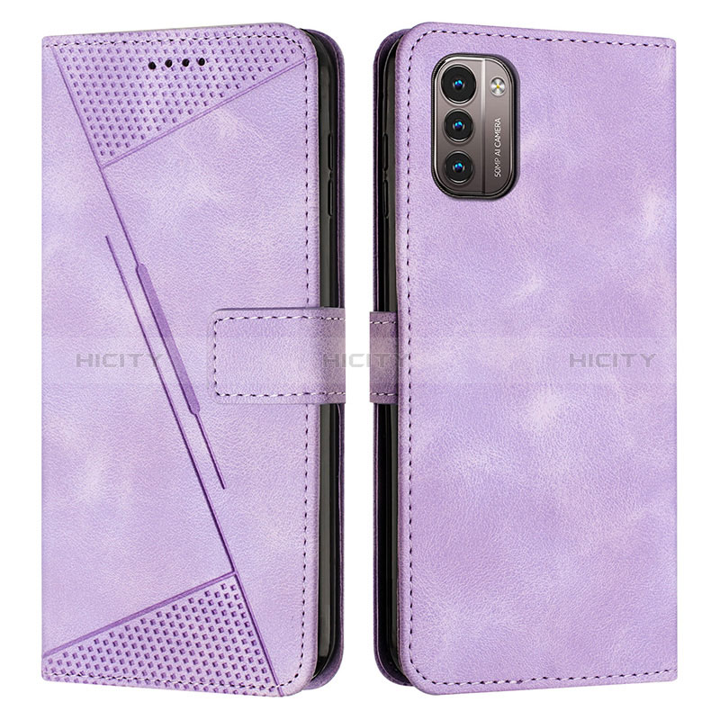 Coque Portefeuille Livre Cuir Etui Clapet Y07X pour Nokia G11 Violet Plus