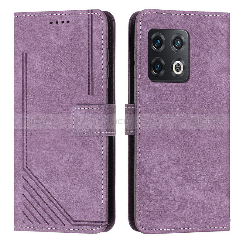 Coque Portefeuille Livre Cuir Etui Clapet Y07X pour OnePlus 10 Pro 5G Violet Plus