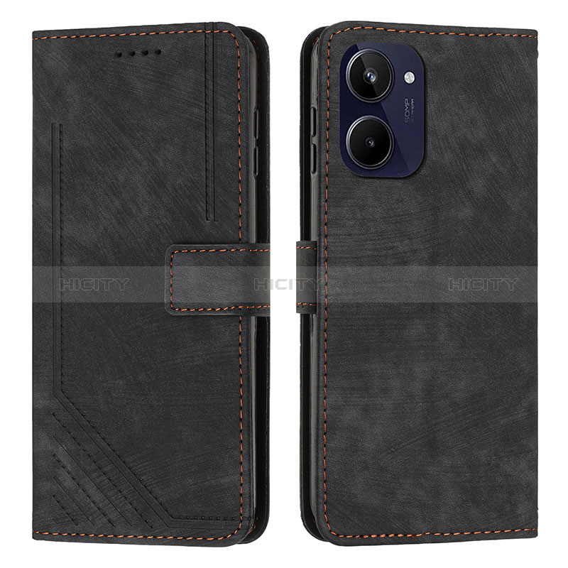 Coque Portefeuille Livre Cuir Etui Clapet Y07X pour Realme 10 4G Noir Plus