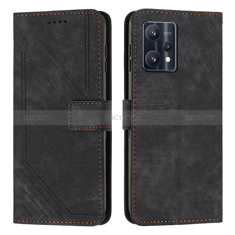 Coque Portefeuille Livre Cuir Etui Clapet Y07X pour Realme 9 4G Noir Plus