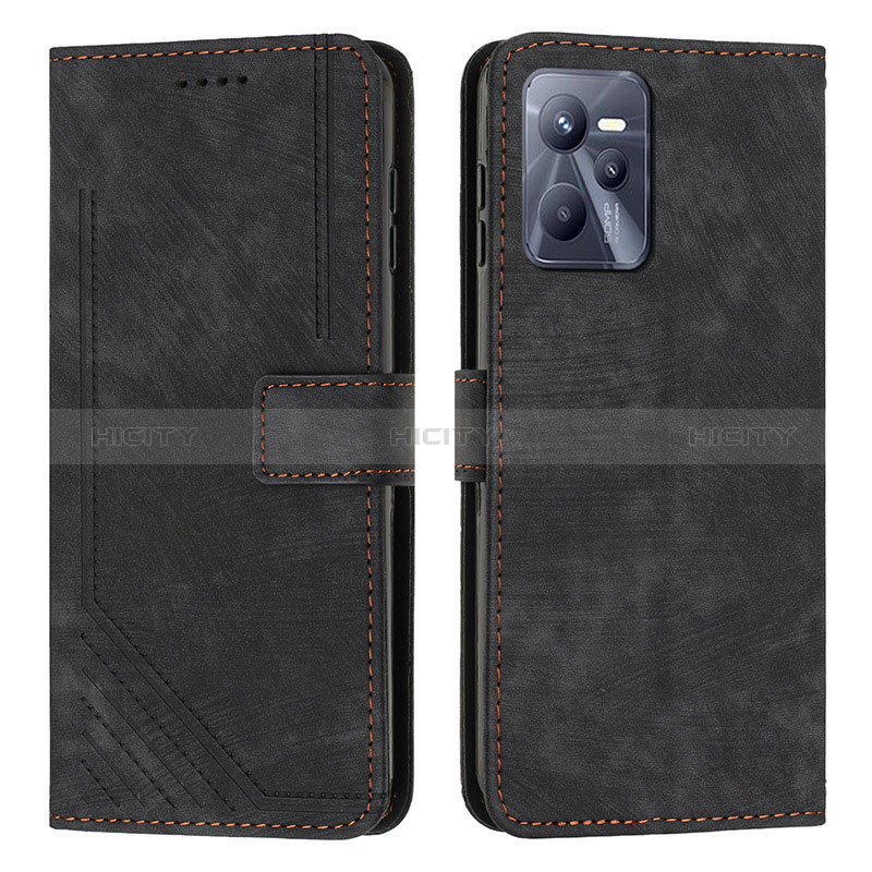 Coque Portefeuille Livre Cuir Etui Clapet Y07X pour Realme Narzo 50A Prime Noir Plus