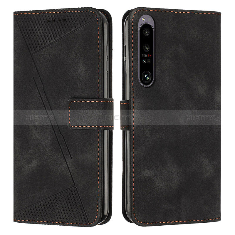 Coque Portefeuille Livre Cuir Etui Clapet Y07X pour Sony Xperia 1 IV Noir Plus