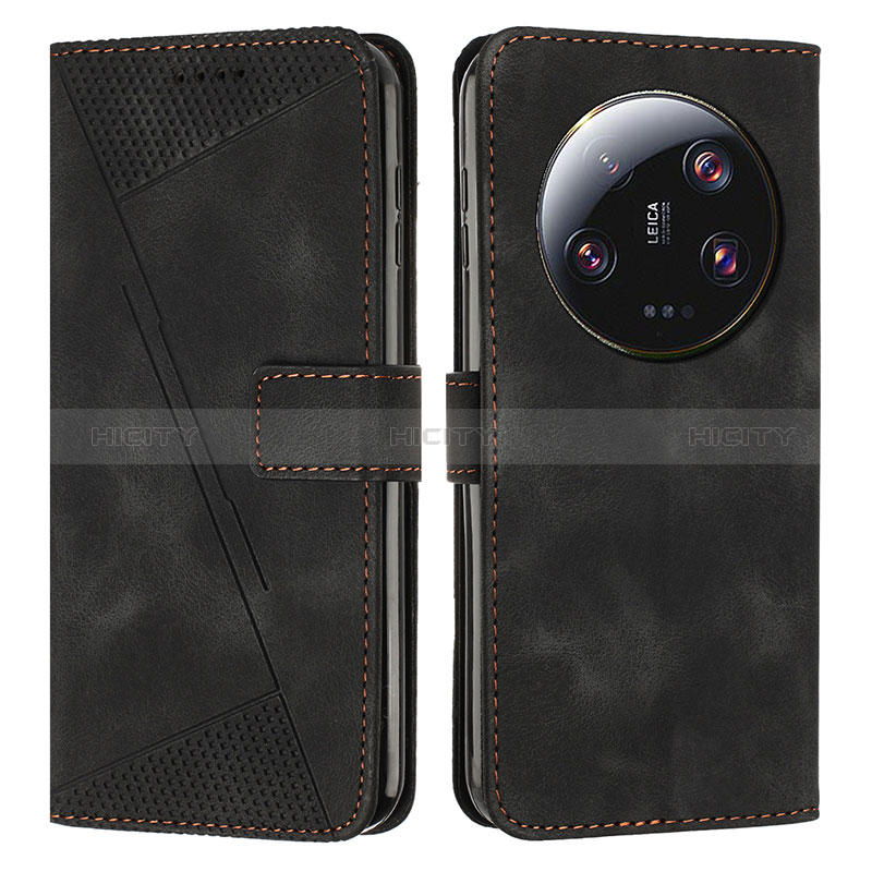 Coque Portefeuille Livre Cuir Etui Clapet Y07X pour Xiaomi Mi 13 Ultra 5G Noir Plus