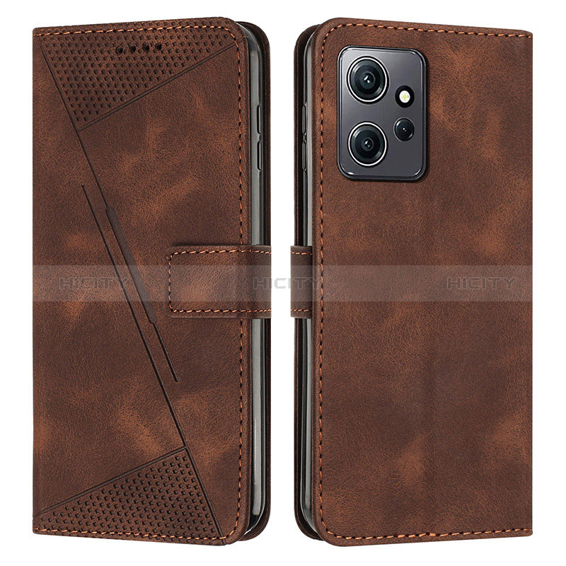 Coque Portefeuille Livre Cuir Etui Clapet Y07X pour Xiaomi Redmi Note 12 4G Marron Plus