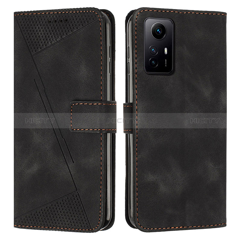 Coque Portefeuille Livre Cuir Etui Clapet Y07X pour Xiaomi Redmi Note 12S Noir Plus