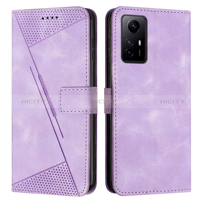 Coque Portefeuille Livre Cuir Etui Clapet Y07X pour Xiaomi Redmi Note 12S Violet Plus