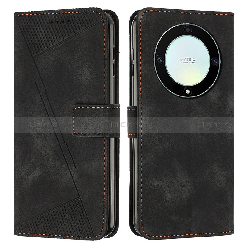 Coque Portefeuille Livre Cuir Etui Clapet Y08X pour Huawei Honor Magic5 Lite 5G Noir Plus