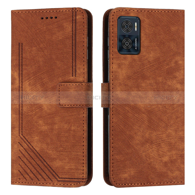 Coque Portefeuille Livre Cuir Etui Clapet Y08X pour Motorola Moto E22i Plus