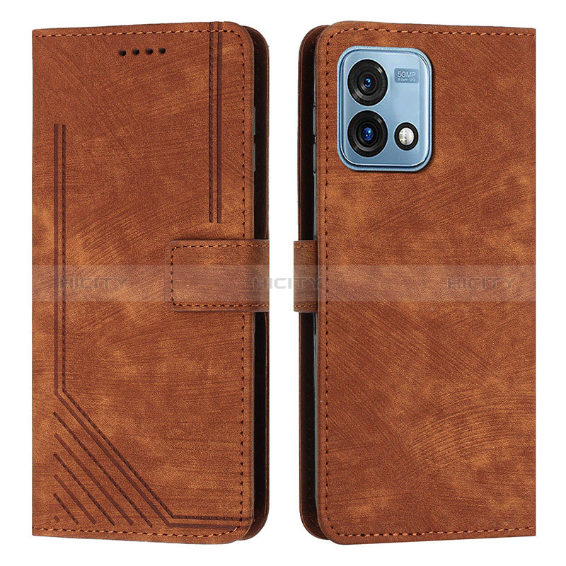 Coque Portefeuille Livre Cuir Etui Clapet Y08X pour Motorola Moto G Stylus (2023) 5G Marron Plus