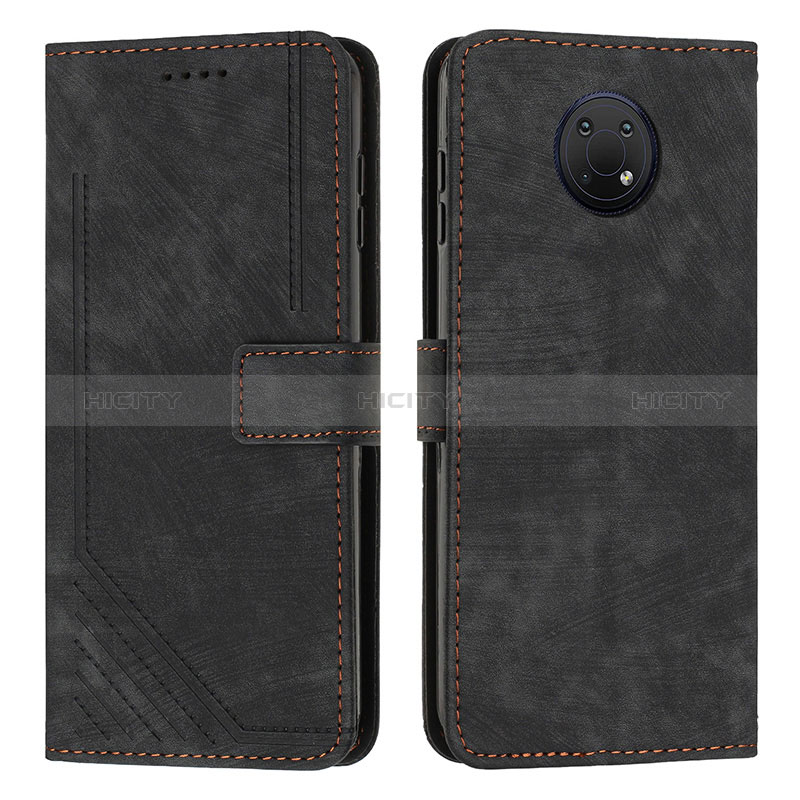 Coque Portefeuille Livre Cuir Etui Clapet Y08X pour Nokia G10 Noir Plus