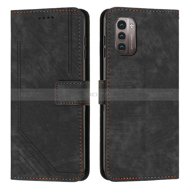 Coque Portefeuille Livre Cuir Etui Clapet Y08X pour Nokia G21 Noir Plus