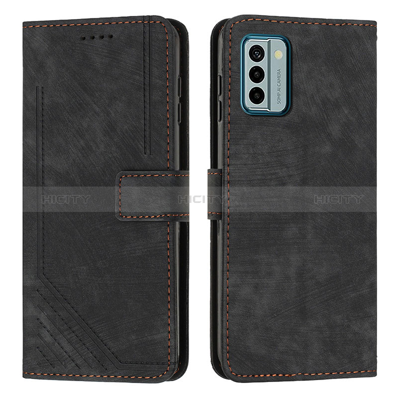 Coque Portefeuille Livre Cuir Etui Clapet Y08X pour Nokia G22 Noir Plus