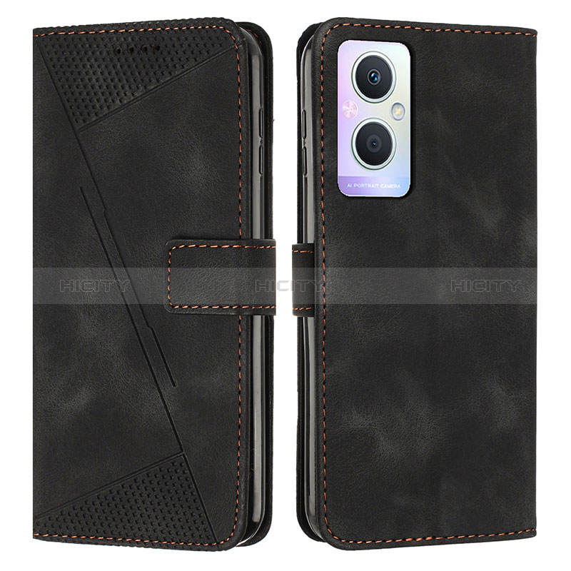 Coque Portefeuille Livre Cuir Etui Clapet Y08X pour Oppo A96 5G Noir Plus