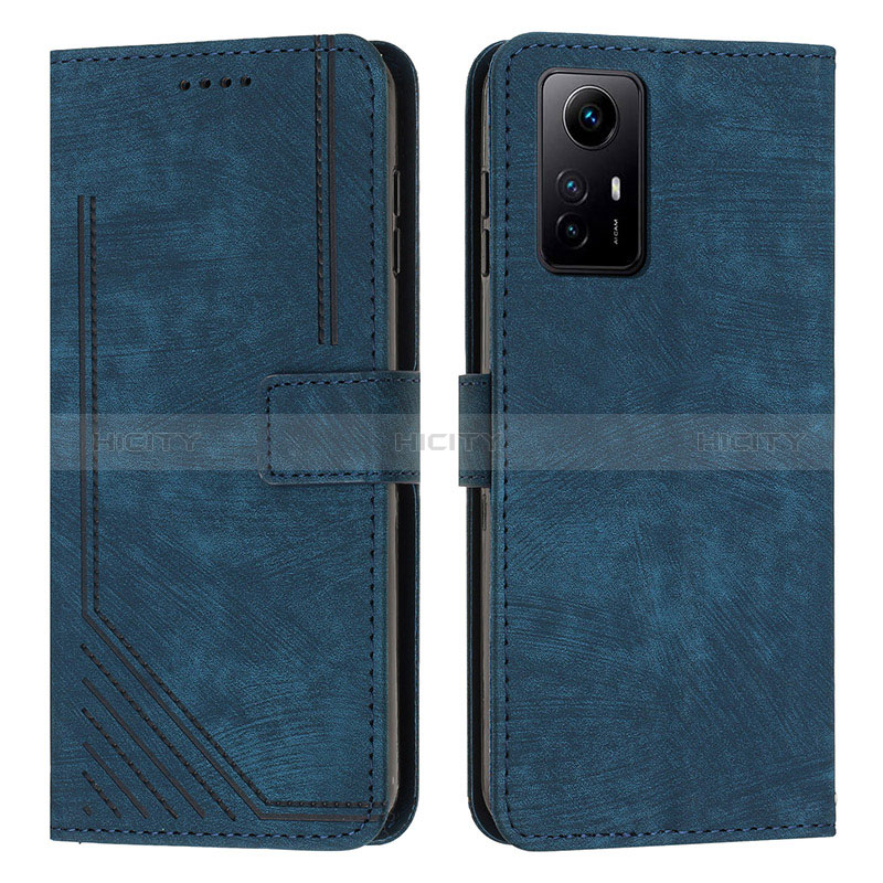 Coque Portefeuille Livre Cuir Etui Clapet Y08X pour Xiaomi Redmi Note 12S Bleu Plus