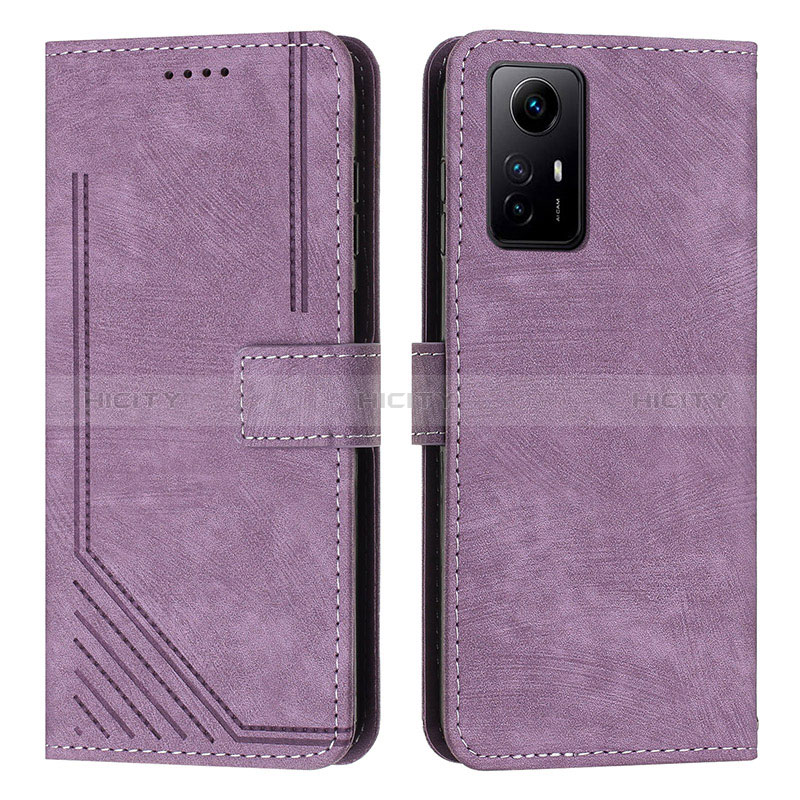 Coque Portefeuille Livre Cuir Etui Clapet Y08X pour Xiaomi Redmi Note 12S Violet Plus