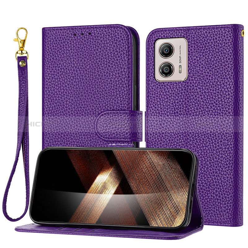 Coque Portefeuille Livre Cuir Etui Clapet Y09X pour Motorola Moto G53 5G Plus