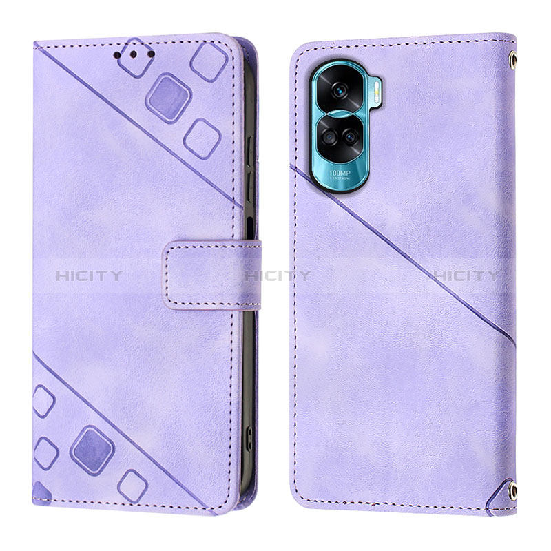 Coque Portefeuille Livre Cuir Etui Clapet YB1 pour Huawei Honor 90 Lite 5G Plus