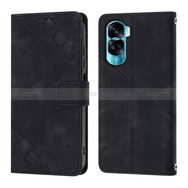 Coque Portefeuille Livre Cuir Etui Clapet YB1 pour Huawei Honor 90 Lite 5G Plus