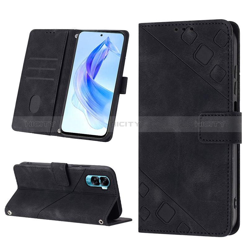 Coque Portefeuille Livre Cuir Etui Clapet YB1 pour Huawei Honor 90 Lite 5G Plus