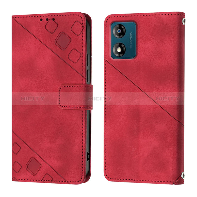 Coque Portefeuille Livre Cuir Etui Clapet YB1 pour Motorola Moto E13 Plus