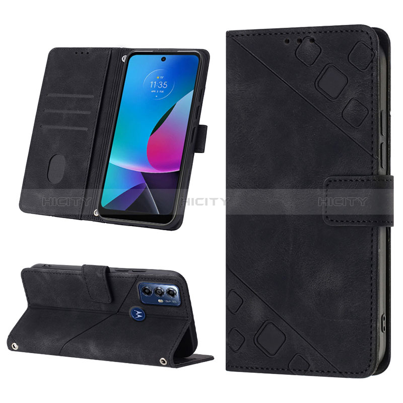 Coque Portefeuille Livre Cuir Etui Clapet YB1 pour Motorola Moto G Play Gen 2 Plus