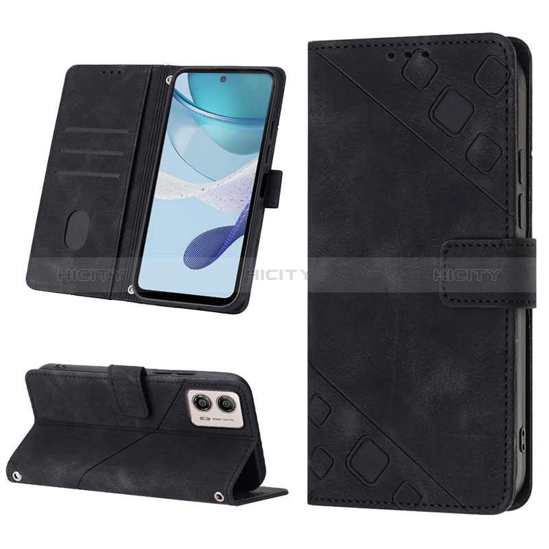 Coque Portefeuille Livre Cuir Etui Clapet YB1 pour Motorola Moto G53 5G Plus