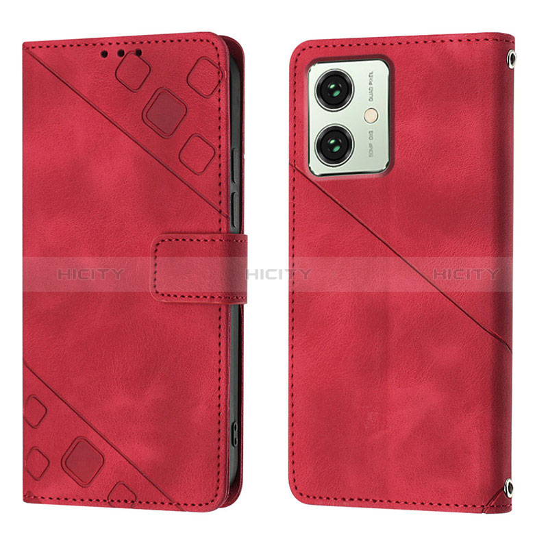 Coque Portefeuille Livre Cuir Etui Clapet YB1 pour Motorola Moto G54 5G Plus