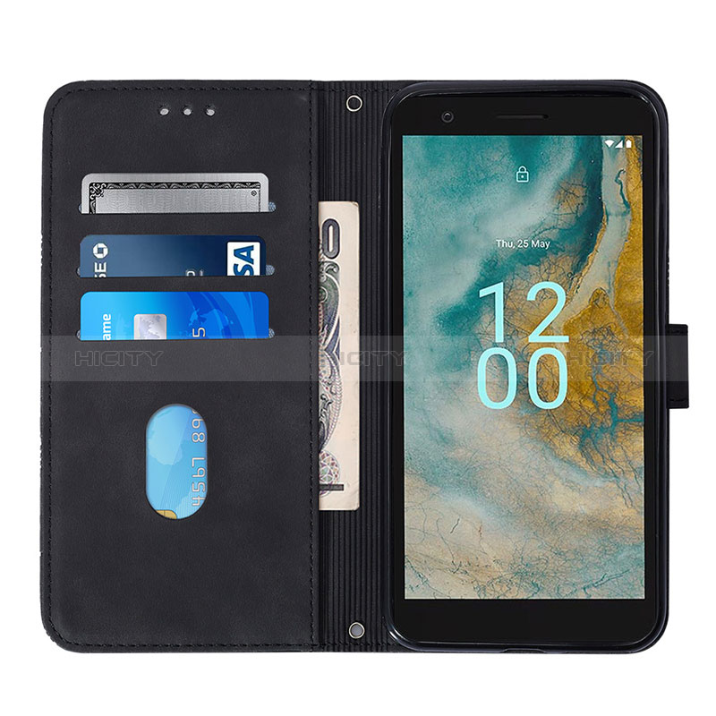 Coque Portefeuille Livre Cuir Etui Clapet YB1 pour Nokia C02 Plus