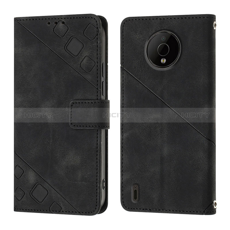 Coque Portefeuille Livre Cuir Etui Clapet YB1 pour Nokia C200 Plus