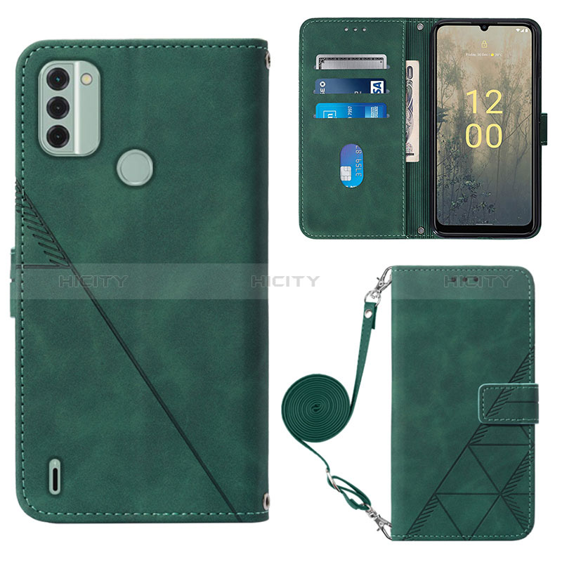 Coque Portefeuille Livre Cuir Etui Clapet YB1 pour Nokia C31 Plus