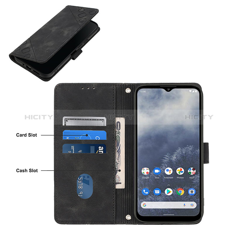 Coque Portefeuille Livre Cuir Etui Clapet YB1 pour Nokia G100 Plus