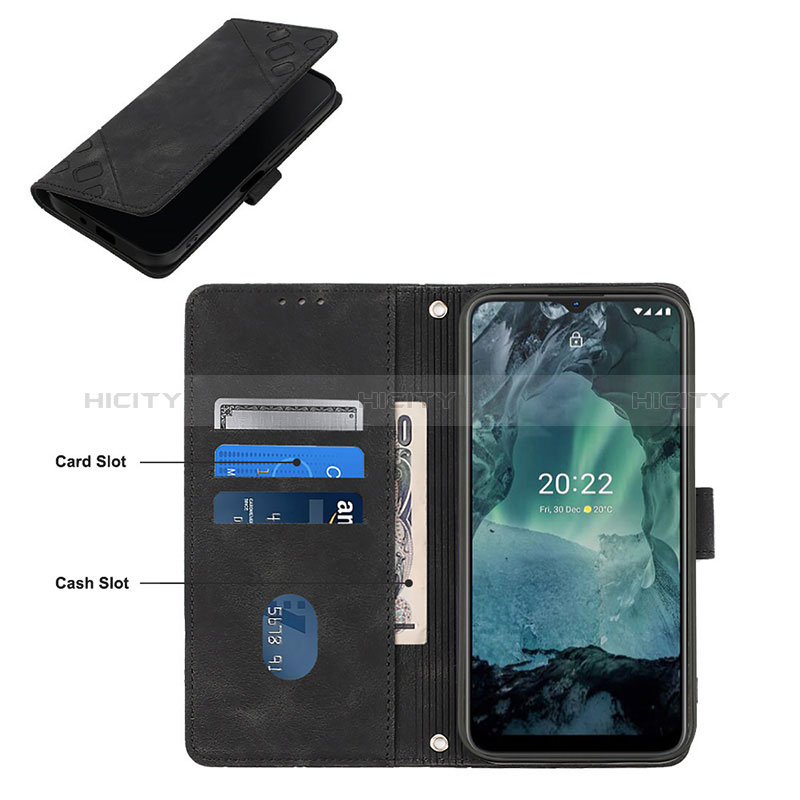 Coque Portefeuille Livre Cuir Etui Clapet YB1 pour Nokia G21 Plus