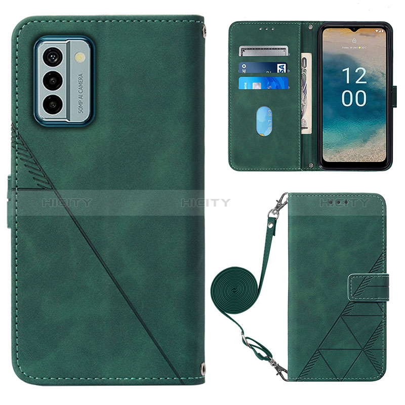 Coque Portefeuille Livre Cuir Etui Clapet YB1 pour Nokia G22 Plus