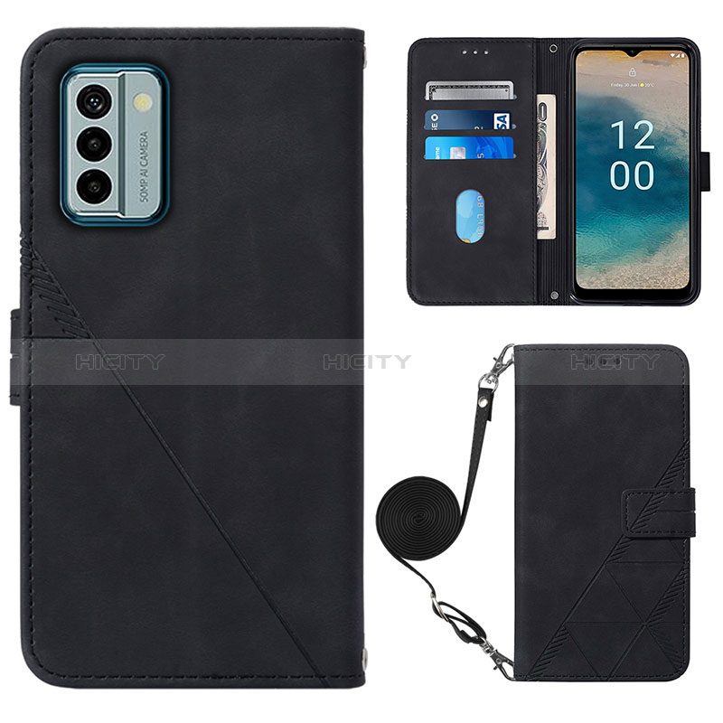 Coque Portefeuille Livre Cuir Etui Clapet YB1 pour Nokia G22 Plus