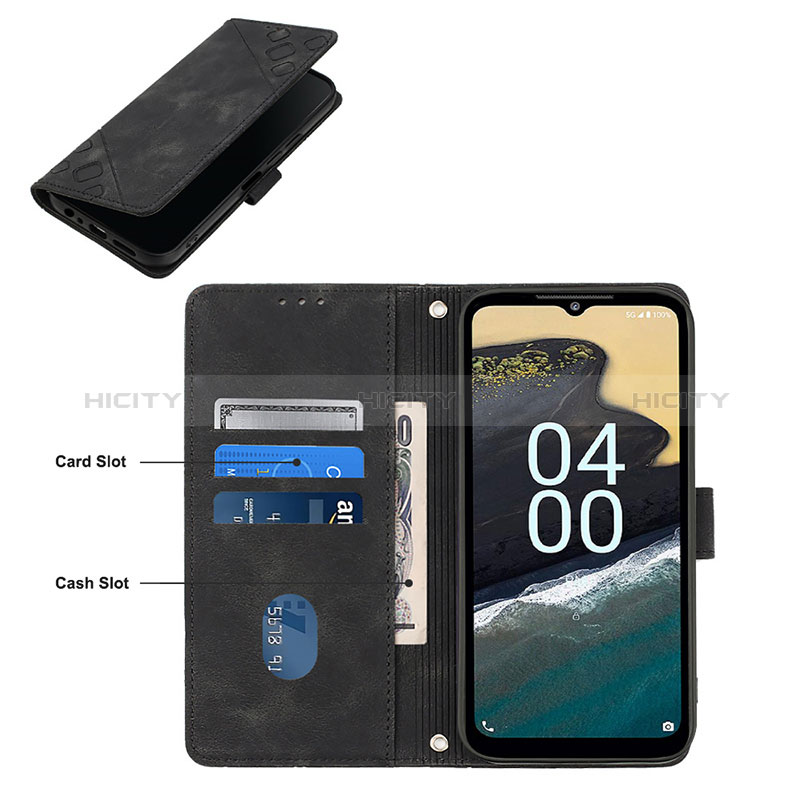 Coque Portefeuille Livre Cuir Etui Clapet YB1 pour Nokia G400 5G Plus