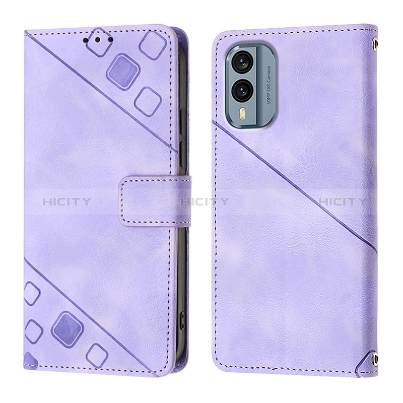 Coque Portefeuille Livre Cuir Etui Clapet YB1 pour Nokia X30 5G Plus