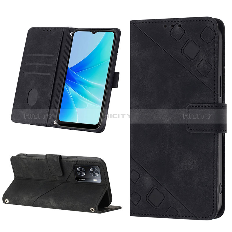 Coque Portefeuille Livre Cuir Etui Clapet YB1 pour Oppo A57e Plus