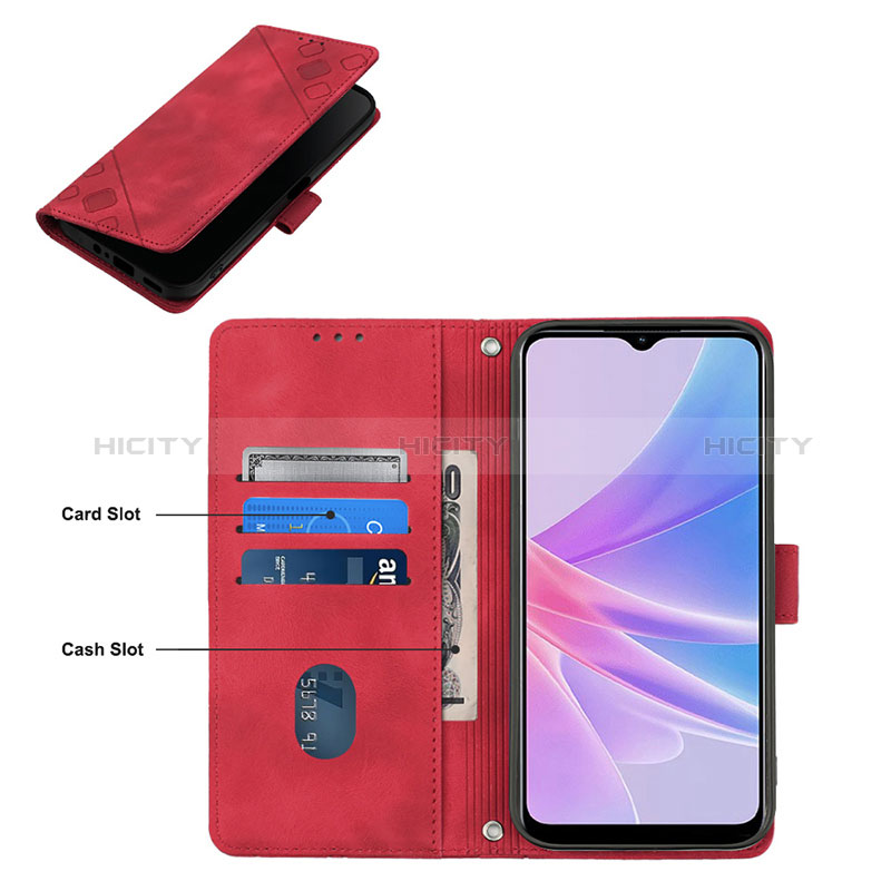 Coque Portefeuille Livre Cuir Etui Clapet YB1 pour Oppo A78 5G Plus