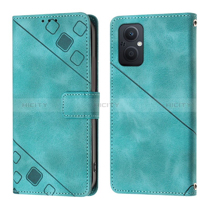 Coque Portefeuille Livre Cuir Etui Clapet YB1 pour Oppo A96 5G Plus