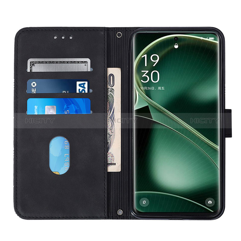 Coque Portefeuille Livre Cuir Etui Clapet YB1 pour Oppo Find X6 5G Plus