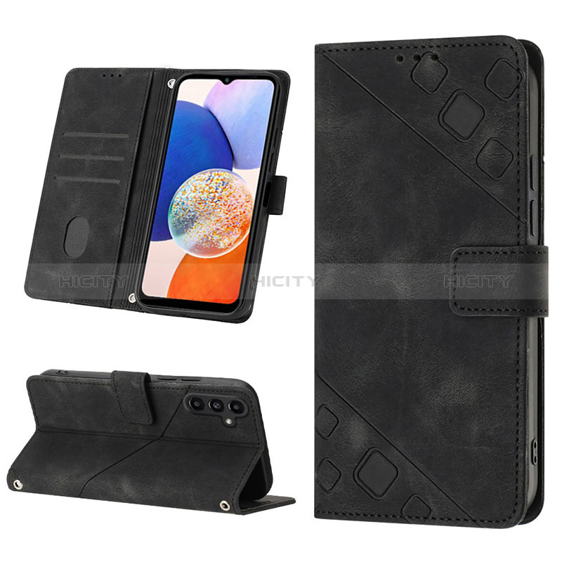 Coque Portefeuille Livre Cuir Etui Clapet YB1 pour Samsung Galaxy A14 4G Plus