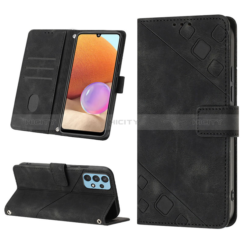 Coque Portefeuille Livre Cuir Etui Clapet YB1 pour Samsung Galaxy A32 4G Plus