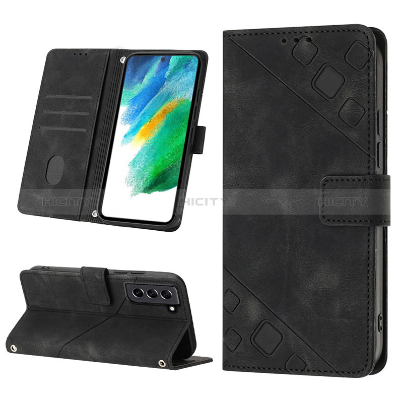 Coque Portefeuille Livre Cuir Etui Clapet YB1 pour Samsung Galaxy S21 FE 5G Plus