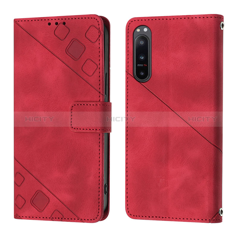 Coque Portefeuille Livre Cuir Etui Clapet YB1 pour Sony Xperia 5 IV Plus