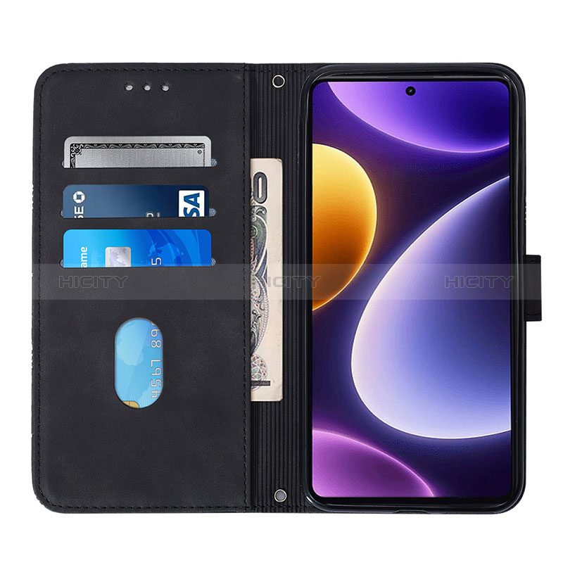 Coque Portefeuille Livre Cuir Etui Clapet YB1 pour Xiaomi Poco F5 5G Plus