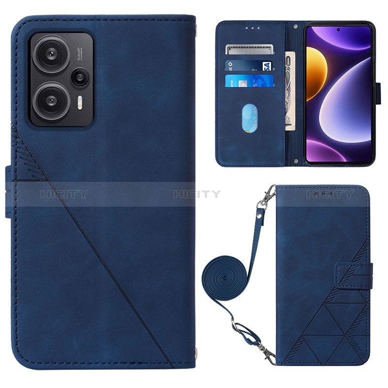 Coque Portefeuille Livre Cuir Etui Clapet YB1 pour Xiaomi Poco F5 5G Plus