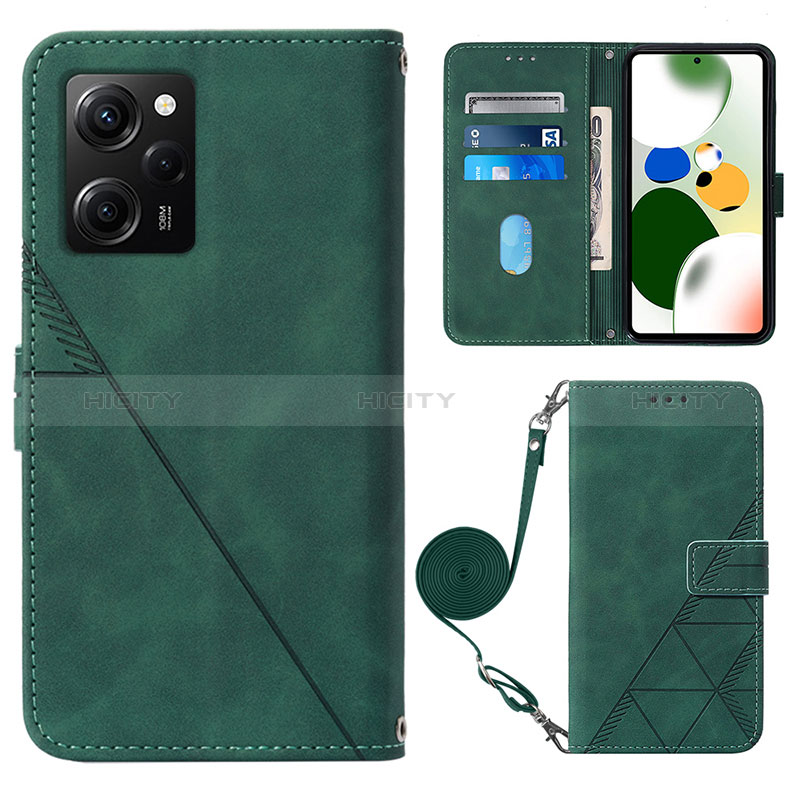 Coque Portefeuille Livre Cuir Etui Clapet YB1 pour Xiaomi Poco X5 Pro 5G Plus