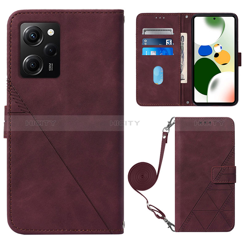 Coque Portefeuille Livre Cuir Etui Clapet YB1 pour Xiaomi Poco X5 Pro 5G Plus