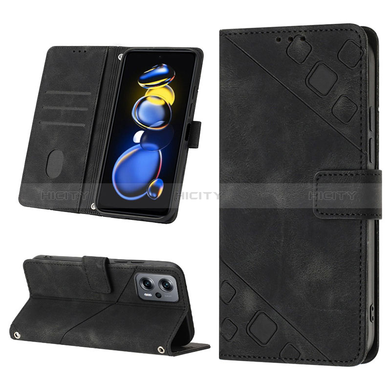 Coque Portefeuille Livre Cuir Etui Clapet YB1 pour Xiaomi Redmi K50i 5G Plus