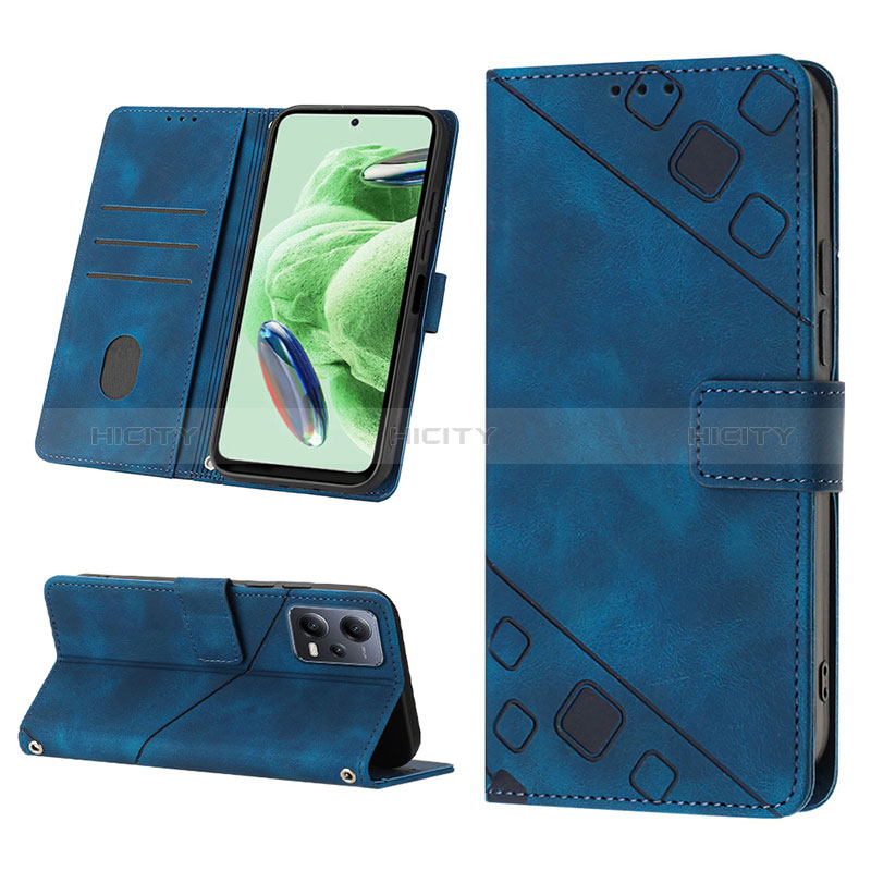 Coque Portefeuille Livre Cuir Etui Clapet YB1 pour Xiaomi Redmi Note 12 5G Plus